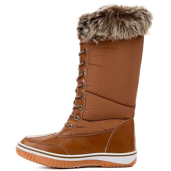 WOMEN'S FROST-02 BOOTS Women – Tan Nylon - Picture 2 of 6